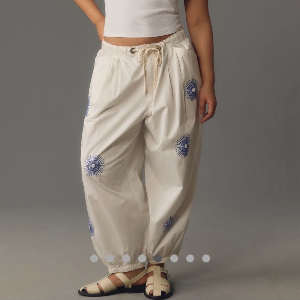 Anthropologie pilco slacker parachute pants XL